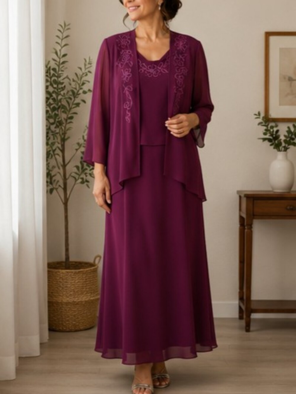 Patra Night Dress with Jacket Size 10